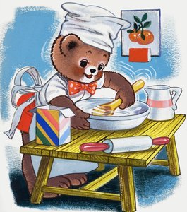 Teddy Bear (with hidden objects) by English School