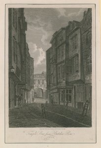 Temple Bar from Butcher Row by English School