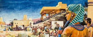 Temple Construction in Egypt by English School