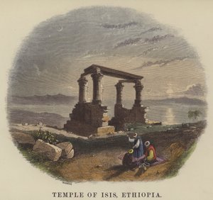 Temple of Isis, Ethiopia by English School