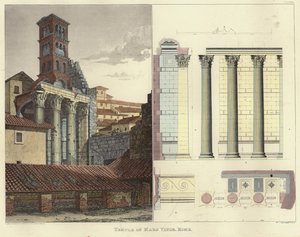 Temple of Mars Ultor in Rome by English School