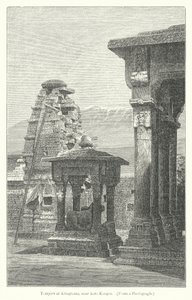Temples at Kiragrama, near Kote Kangra by English School
