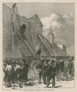 Testing fire escapes at Lambeth Hill, Upper Thames Street by English School