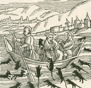 The 10th Century Folk Tale of Hatto, Who Was the Archbishop of Mainz, and What Happened in the Mouse Tower (Illustration from The Strand Magazine, 1897)