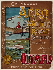 The Aero & Motor Boat Exhibition at Olympia, 1911 by English School
