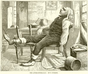 The After-Dinner Nap by English School