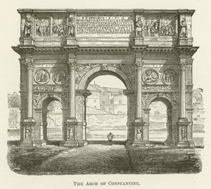 The Arch of Constantine by English School