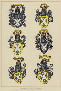 The Arms of Haig of Bemersyde, as Borne by the Head of that House, and as Differenced for Various Cadets by English School