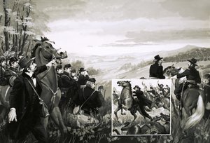 The Battle of Antietam by English School
