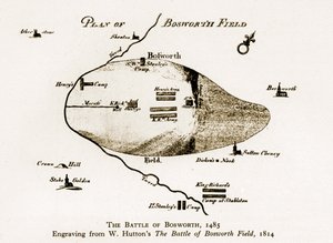 The Battle of Bosworth by English School