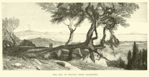 The Bay of Naples from Camaldoli by English School
