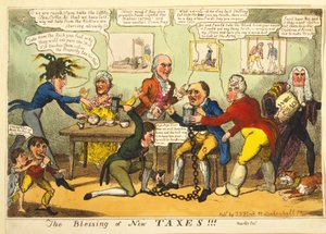 The Blessing of New Taxes!!!, c.1819