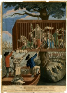 The Bostonians in Distress by English School
