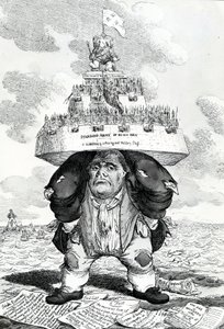 The British Atlas, or John Bull Supporting the Peace Establishment by English School