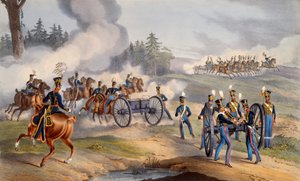 The British Royal Artillery Preparing for Battle, 1835