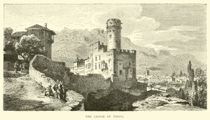 The Castle of Trent by English School