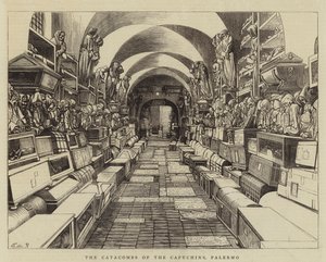 The Catacombs of the Capuchins, Palermo by English School