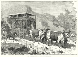 The Chopaya or Hindoo Travelling Carriage by English School