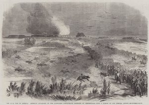 The Civil War in America, Federals advancing on the Abandoned Confederate Positions at Centreville by English School