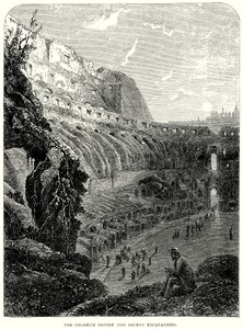 The Coliseum Before the Recent Excavations by English School