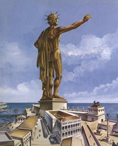 The Colossus of Rhodes by English School