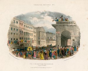 The Coronation Procession, 8 September 1831 by English School