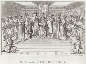 The Coronation of Pope Boniface IX by English School