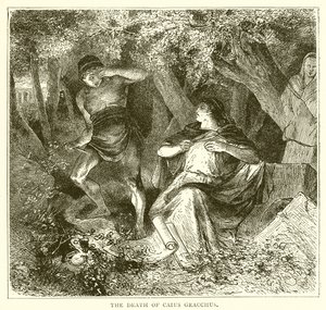 The Death of Caius Gracchus by English School
