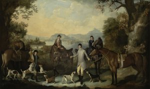 The Death of the Hare, c.1760-70 by English School