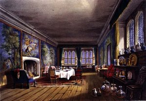 The Dining Room, Cotehele house, c.1830-40