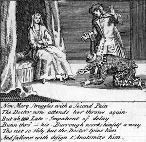 The Doctor in Labour, or the New Whim Wham from Guildford, c.1726 by English School