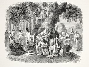 The Druids, or the Conversion of the Britons to Christianity by Bran and his Disciples by English School