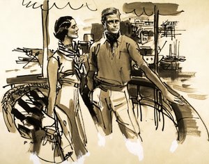The Duke and Duchess of Windsor by English School