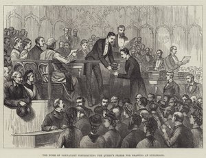 The Duke of Connaught distributing the Queen