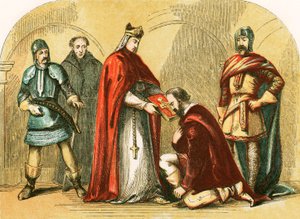 The Duke of York Taking Oath to be Faithful to Henry VI by English School