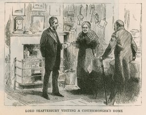 The Earl of Shaftesbury; Lord Shaftesbury Visiting a Costermonger