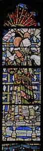 Window depicting a prophet - Isaiah?