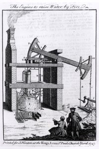 The Engine to Raise Water by Fire, a Diagram of Newcomen