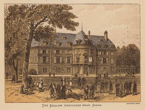 The English Ambulance near Sedan by English School