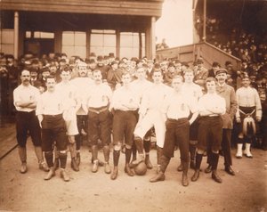 The English Team which Played Scotland at Glasgow, 2nd April 1892