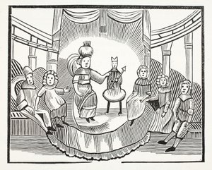 The Famous History of Tom Thumb, illustration from Chap-books of the Eighteenth Century by John Ashton, pub. 1882