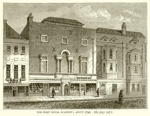 The First Royal Academy; About 1740 by English School