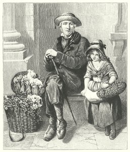The Flower Gatherers by English School