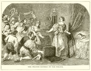 The Fronde Rioters in the Palace by English School