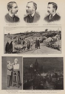 The Funeral of the Late Alfred Lord Tennyson, DCL, Poet Laureate by English School