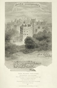 The Globe Theatre, Bankside, Southwark, after a drawing from Pennants London, first published 1793, engraved by James Stow, published 1812 by English School