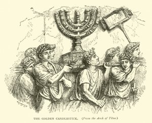 The Golden Candlestick by English School