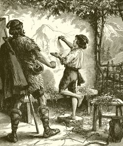 The Good Man stared with Amazement by English School