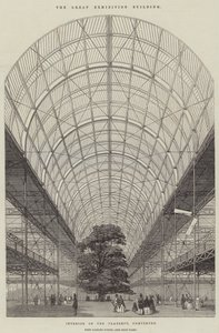 The Great Exhibition Building by English School