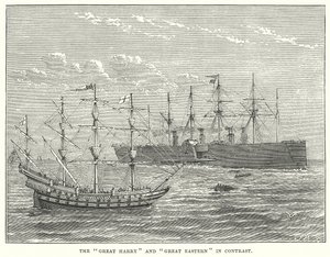 The "Great Harry" and "Great Eastern" in Contrast by English School